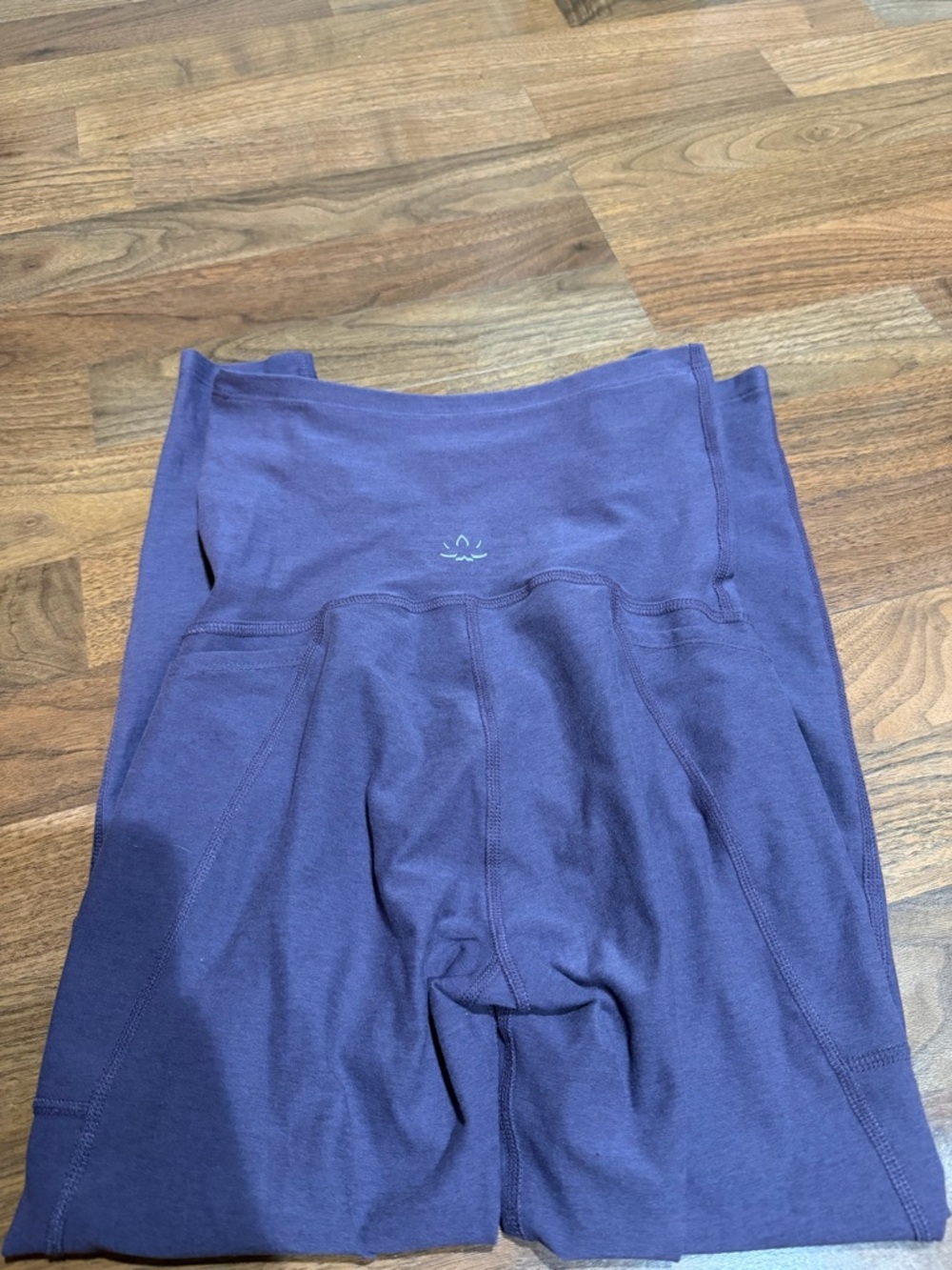 Beyond the Bump Purple Maternity Leggings